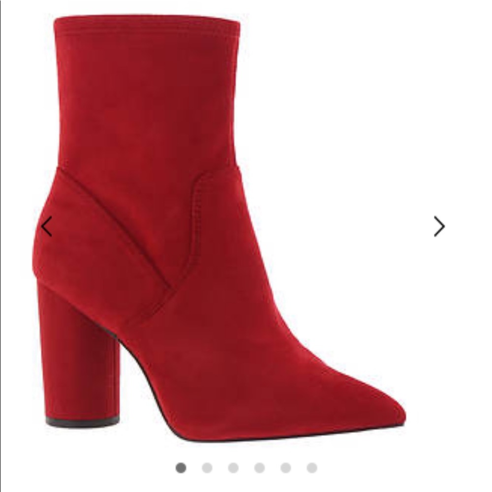 NEW Red heeled bcbg boots